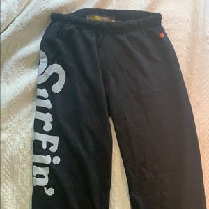 New black aviator nation sweatpants